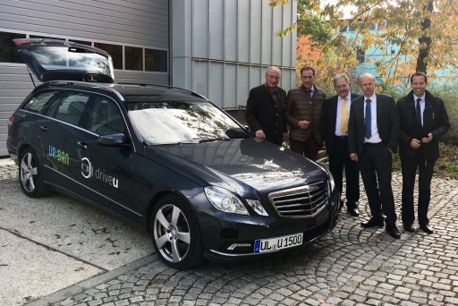 An der Universität Ulm wird an Technologien für autonomes Fahren geforscht - 22.10.16